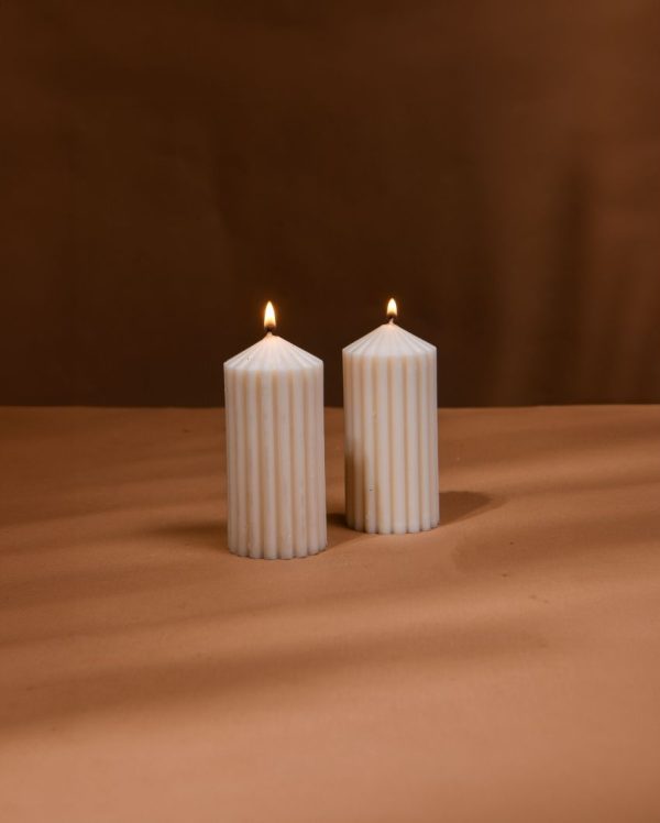 Cirque Lumia Re Soy Wax Candles | Set of 2 | 5.1 x 10.2 cm   2 x 4 inches Sale