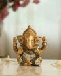 Ganesha In White Stone Showpiece For Cheap