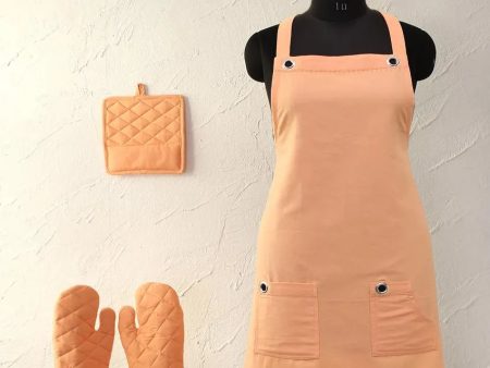 Barbecue Kitchen Apron & Pot Holder Set Sale