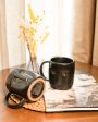 Black Face Ceramic Coffee Mugs | Set of 2 | 4 x 4 inches Sale