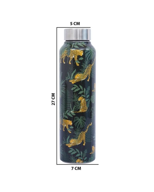 Wild Jungle Print Stainless Steel Water Bottle | 3 x 10 inches Cheap