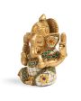 Ganesha In White Stone Showpiece For Cheap