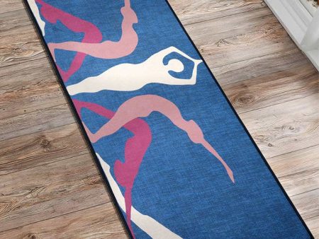 Lightweight & Durable Non-Slip Yoga Mat with Carry Bag for Pilates | 70 x 23 inches For Sale