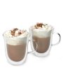 Glass Double Walled Hot Chocolate Jack Glasses Mugs | Set Of 2 | 350 ML For Discount