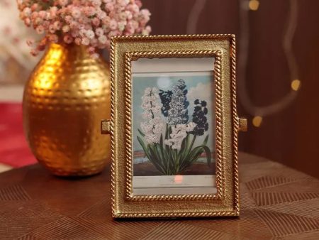 Golden Metallic Photo Frame | Material  NA Online