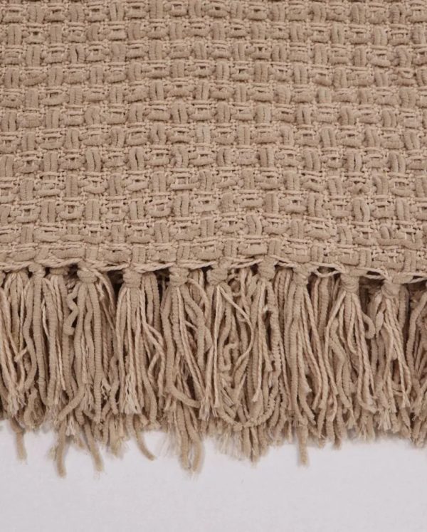 Chenille Throw with Fringed Edges | 50 x 60 inches Supply