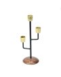 Mystique Black Elegant Triple Candle Holder | 4 x 10 inches Hot on Sale