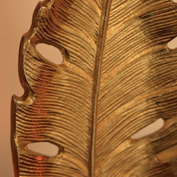 Golden Leaf Showpiece on Sale