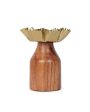 Classy Wood with Wax Candle Stand | 4 x 5 inches Online Hot Sale