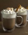 Glass Double Walled Hot Chocolate Jack Glasses Mugs | Set Of 2 | 350 ML For Discount