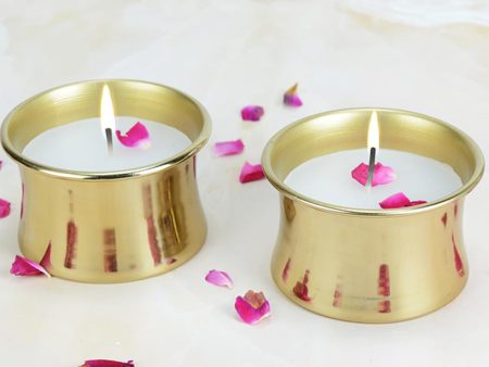 Cosmos Fragrance Delight in Metal Candle Jar Set | Pack of 2 | 10.2 x 5.1 cm   4 x 2 inches Supply