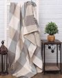 Rustic Hand-Made Cotton Throw Blanket | 50 x 60 inches on Sale