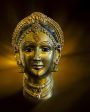 Cultural Reverence Gauri Head Sculpture | 10 x 5 x 5 inches on Sale