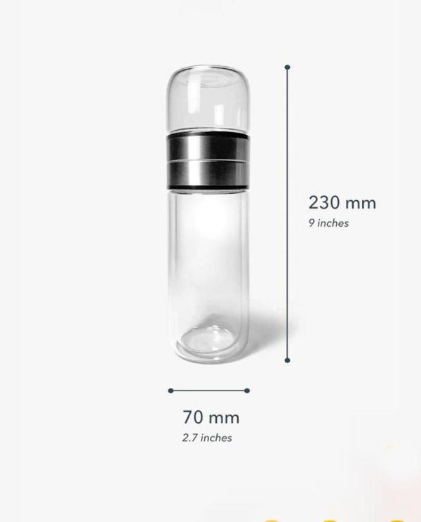 Brewski Durable Leak Proof Glass Cocktail Bottle | 550 ml Supply