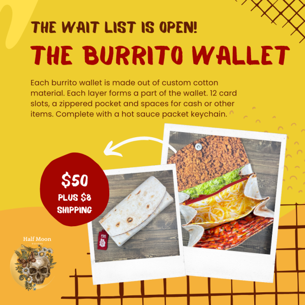 Custom Order for Andres E- One Burrito wallet Online Hot Sale