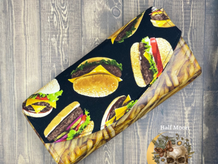 Eyes on the fries. Burger and fries wallet Online Sale