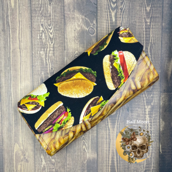 Eyes on the fries. Burger and fries wallet Online Sale