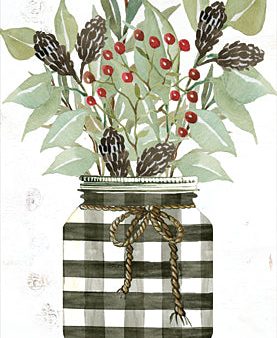 CIN2102 - Happy Holidays Gingham Jar     - 9x18 Sale