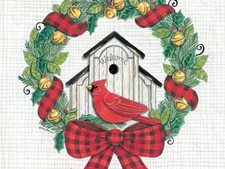 DS1823 - Cardinal Wreath - 12x12 Discount