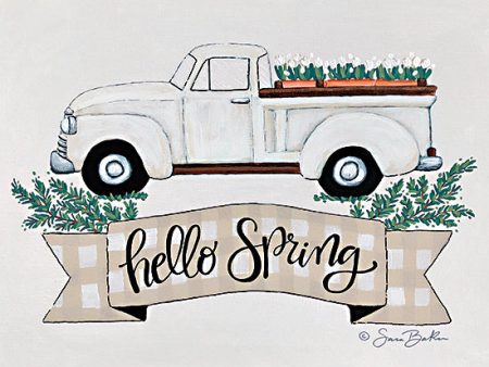 BAKE186 - Hello Spring Tulip Truck    - 16x12 Online