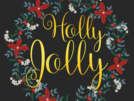 ST650 - Holly Jolly Wreath     - 12x12 Online